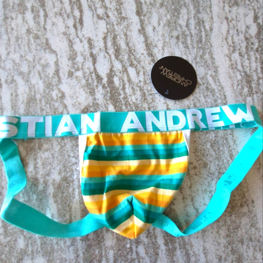 Andrew Christian Men's Riviera Jockstrap Underwear Size Medium NEW